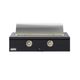 Caliber™ Rockwell Social 42" 2-Burner Matte Black Built-In Liquid Propane Grill with Gold Hardware-1