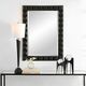 Uttermost® Studded Matte Black Mirror-1