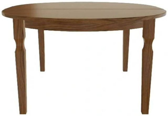Mavin Customizable 54" x 54" Round Extendable Dining Table with 12" Leaf-2