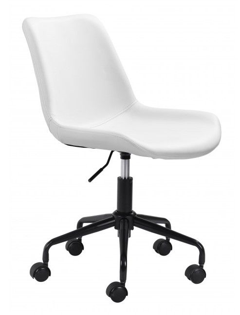 Zuo® Modern Byron White Office Chair-0