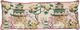 Stylecraft Beige/Green/Orange Large Lumbar Designer Pillow-0