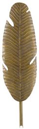 Currey & Company Tropical Vintage Brass Leaf Wall Sconce-0