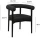 TOV Furniture Spara Black Dining Arm Chair-2