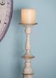 A & B Home White Candlestick -1