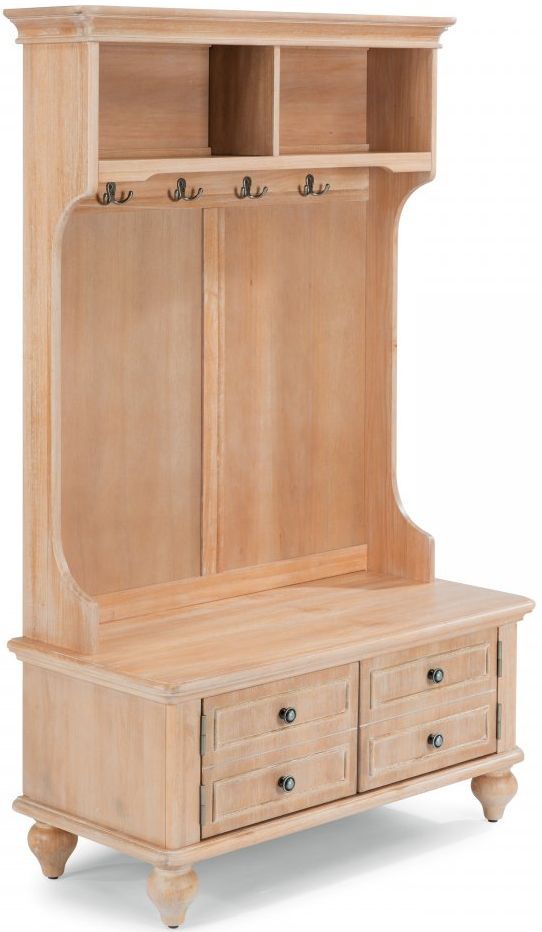homestyles® Cambridge Whitewash Hall Tree-2