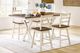 Signature Design by Ashley® Brinfern Antique White/Brown Swivel Stool-1