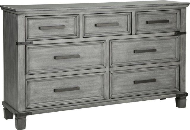 Signature Design by Ashley® Russelyn 4-Piece Gray King Storage Bed Set-2