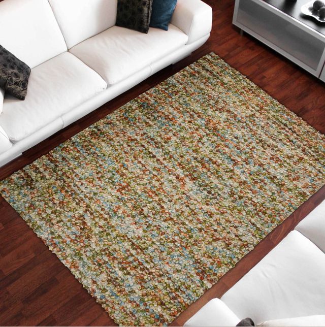 Dalyn™ Rug Company Hanu HU1 Green 5'x8' Area Rug-4