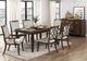 Homelegance® Claymont 5-Piece Beige/Cherry Dining Set-1