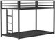 Northfield Living Adam Black Youth Twin Over Twin Bunk Bed-0