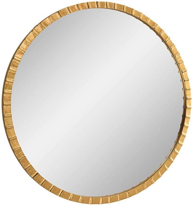 Uttermost® Dandridge Gold Round Mirror-3