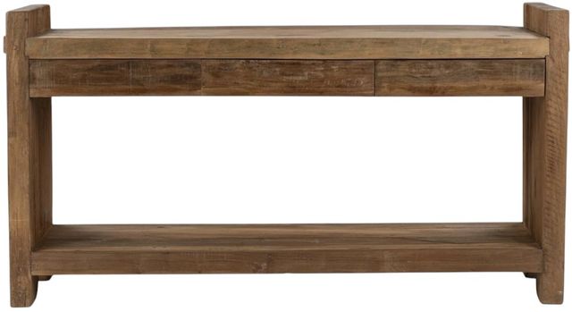 Classic Home Marsa Natural 3-Drawer Console Table-2