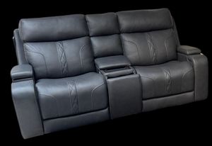 Moto Motion Movie Power Reclining Loveseat Black Moto Motion Movie Power Reclining Loveseat Black