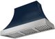 AGA Cascade 48" Indigo Wall Mounted Range Hood  with Brushed Nickel Trim-0
