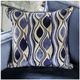 Furniture of America® Jodie Satin Blue Sofa-3
