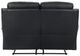 Homelegance® Hancock Black Double Manual Reclining Loveseat-3