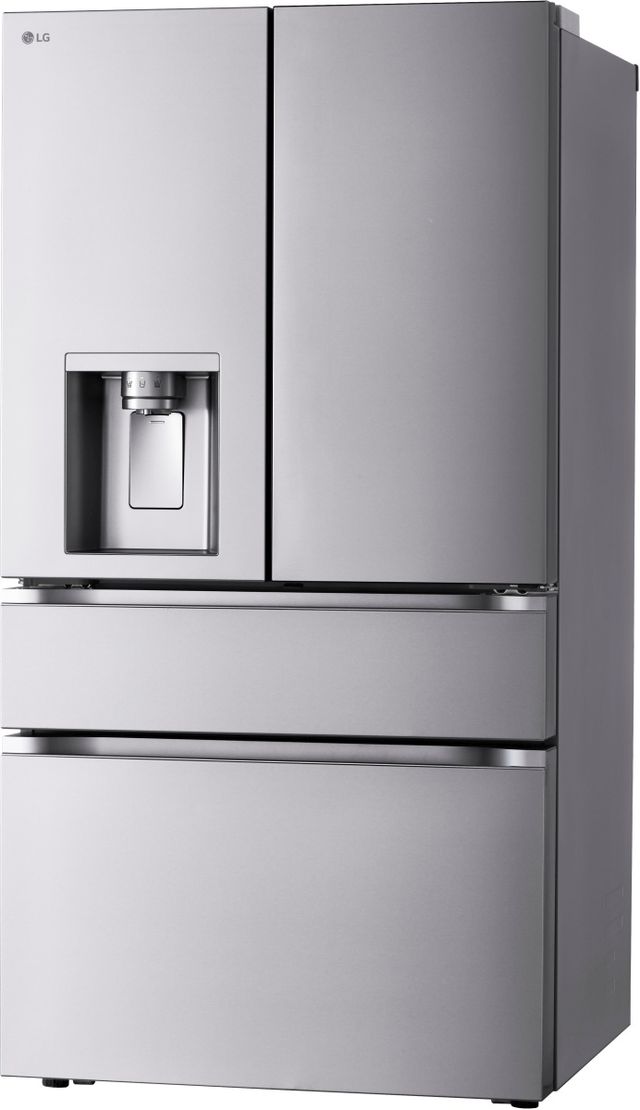 LG 36" 28.6 Cu. Ft. PrintProof™ Stainless Steel Standard-Depth MAX™ 4-Door French Door Refrigerator with Craft Ice and Mini Craft Ice-2