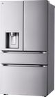 LG 36" 28.6 Cu. Ft. PrintProof™ Stainless Steel Standard-Depth MAX™ 4-Door French Door Refrigerator with Craft Ice and Mini Craft Ice-3