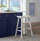 Liberty Furniture Creations II White 30" Sawhorse Counter Stool-1