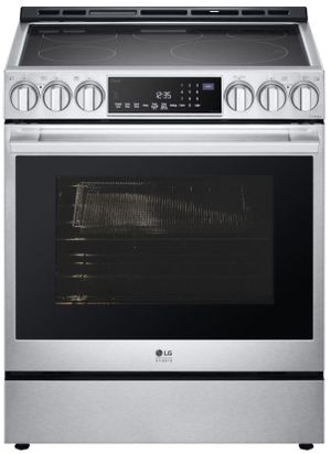 LG Studio 30" Stainless Steel Slide In Electric Range 