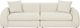 TOV Furniture Kourtney Cream Faux Mohair Sofa-3
