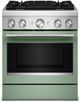 KitchenAid® Commercial Style 30" Cardamom Pro Style Dual Fuel Range with No Preheat Air Fry Mode-0