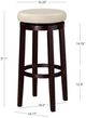 Linon Maya Beige Bar Stool-2