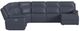 Flexsteel® Sawyer Marine Leather Power Reclining Sectional with Power Headrests and Lumbar with Custom Layout Options-2