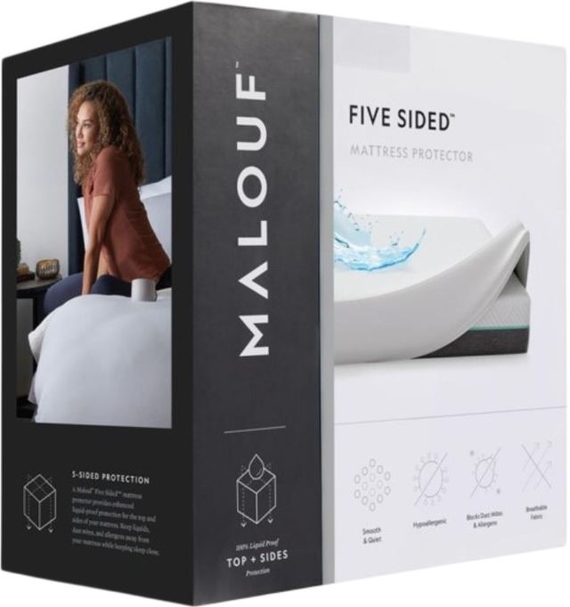 Malouf® Five Sided® King Mattress Protector-0