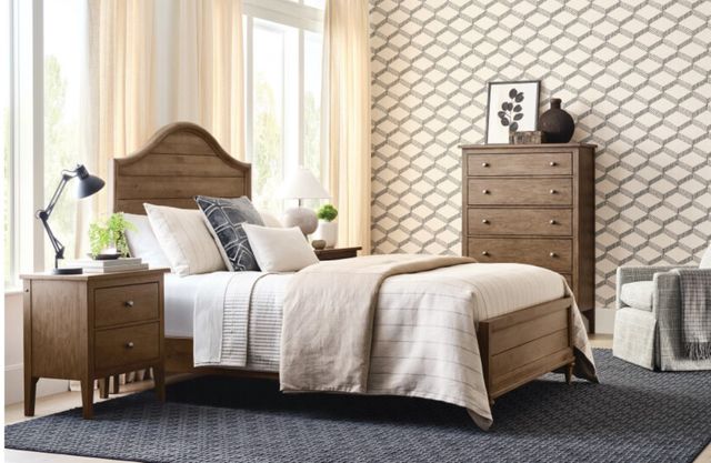Kincaid® Arbor Woodlawn Bark California King Panel Bed-1
