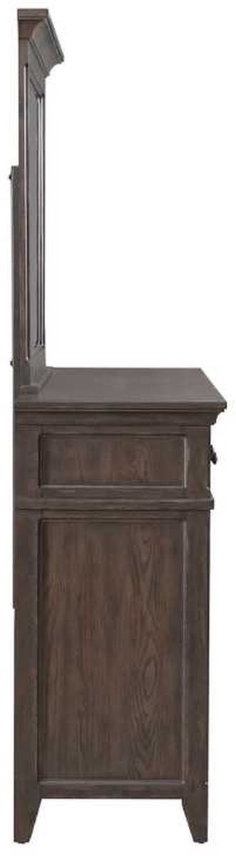 Liberty Furniture Paradise Valley Saddle Brown Dresser and Mirror-3