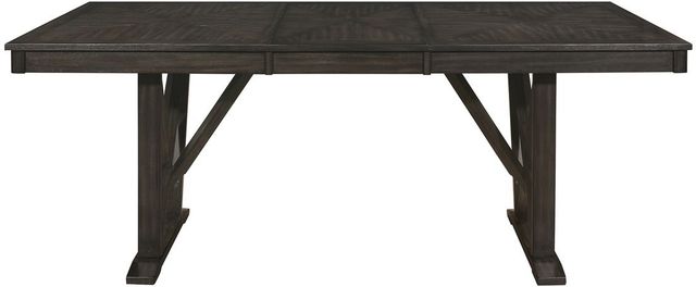 Mazin Furniture Somersby 7-Piece Black/Dark Gray Dining Set-1