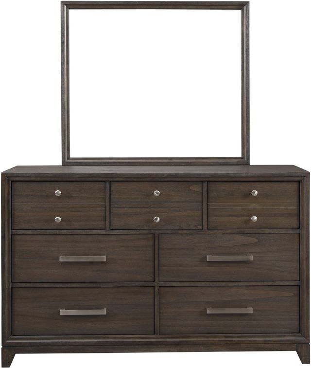 Signature Design by Ashley® Brueban 5-Piece Brown Queen Panel Storage Bed Set-2