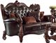 ACME Furniture Versailles Cherry Oak/Dark Brown Loveseat -0