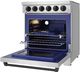 Thor Kitchen Gordon Ramsay Series 30" Stainless Steel Pro Style Electric Range with Precision Knob Control & Black Hardware-4