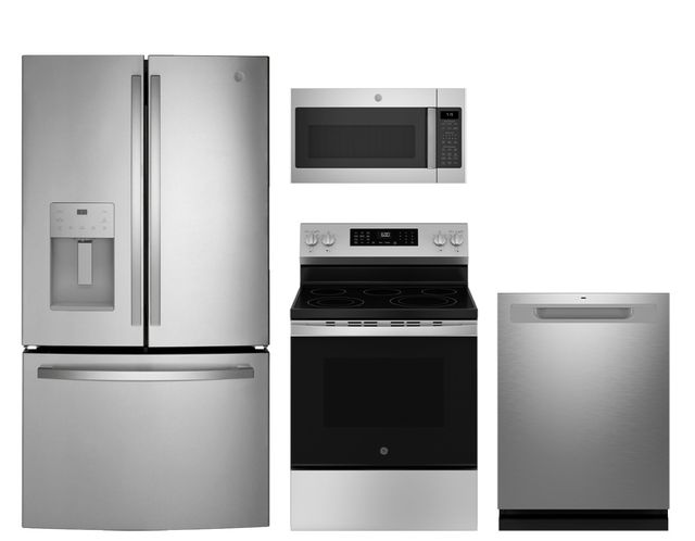 GE 4-Piece Stainless Steel Kitchen-0