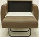 Luonto® Furniture Jamie Green Cot Size Chair Sleeper-4