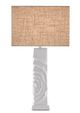 Currey & Company Littlecotes White Gesso Table Lamp-0