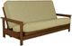 Kodiak Furniture Emily Brownstone/Monte Toro Pistachio Full Futon Frame with Mattress-0