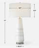 Uttermost® Santino Crackled Ivory Table Lamp-2