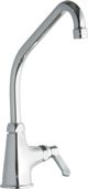 Elkay Chrome Single Hole Single Control Faucet with 8" High Arc Spout and 2" Lever Handle-0