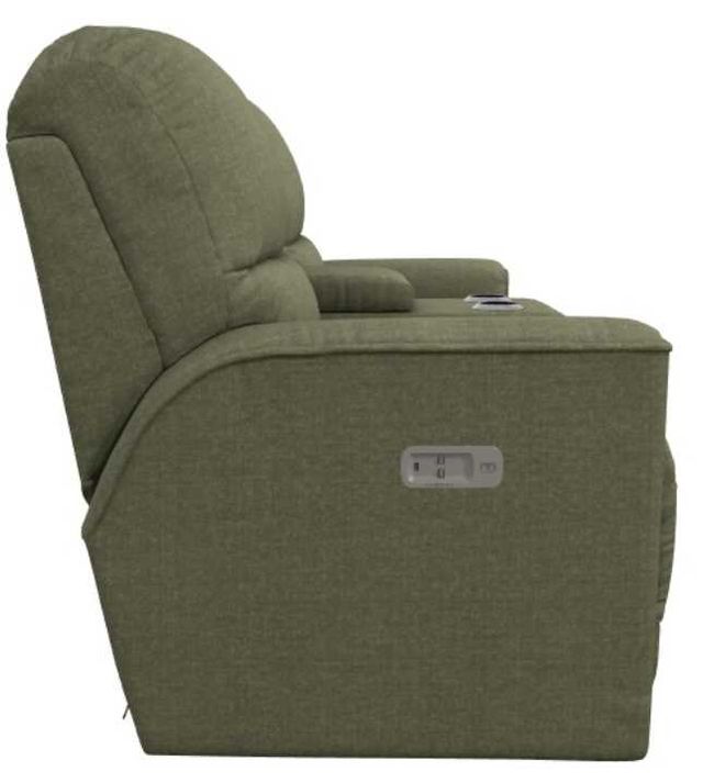 La-Z-Boy® Cade Moss Power Reclining Loveseat with Console, Headrest, and Lumbar-3