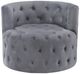 Homelegance® Cheswold Gray Accent Swivel Chair-2