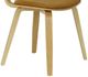 Armen Living Jaguar 2-Piece Camel/Oak Dining Chair Set-4
