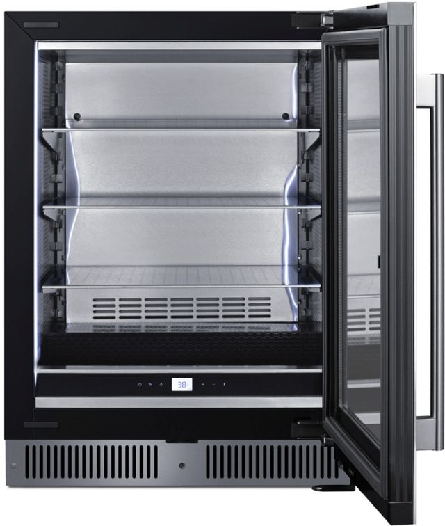 Summit® 24" 4.7 Cu. Ft. Stainless Steel Built-In Beverage Center-2