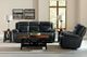 Bassett® Furniture Club Level Evo Graphite Leather Power Reclining Sofa-3