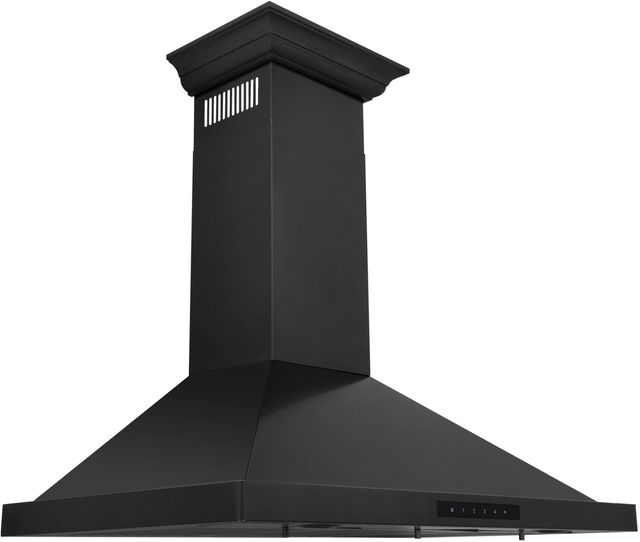 ZLINE 36" Black Stainless Steel Wall Mounted Range Hood-0