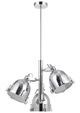 Cal® Lighting & Accessories Hubble 3-Light Chrome Chandelier-0