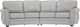 Palliser® Furniture Customizable Viceroy 2-Piece Angled Sectional-1