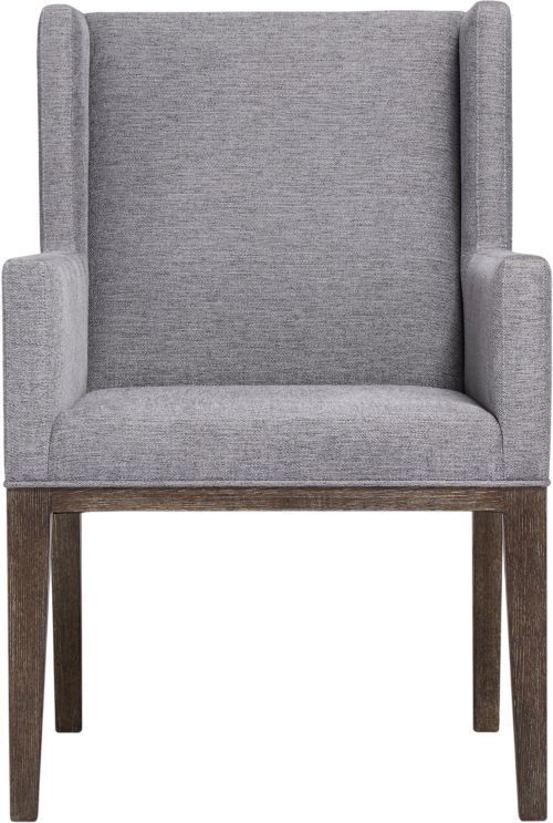 Bernhardt Linea Cerused Gray/Cerused Charcoal Arm Chair-2